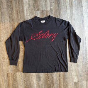 Vintage 80s Glory Movie Promo Longsleeve T Shirt Medium​
